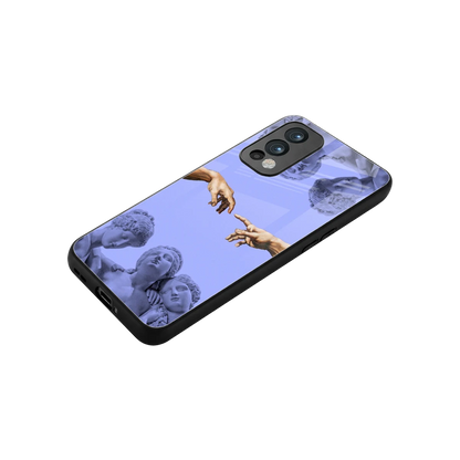 Sculpted Elegance stylish phone case for oneplus nord 2 | glossy glass and slim fit