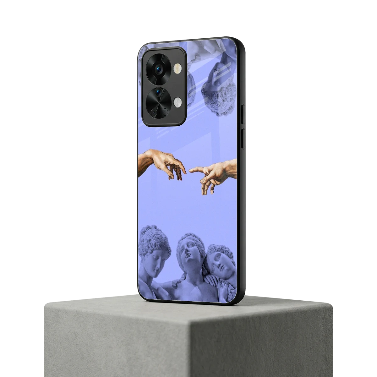Sculpted Elegance oneplus nord 2t mobile cover | shockproof glass phone case