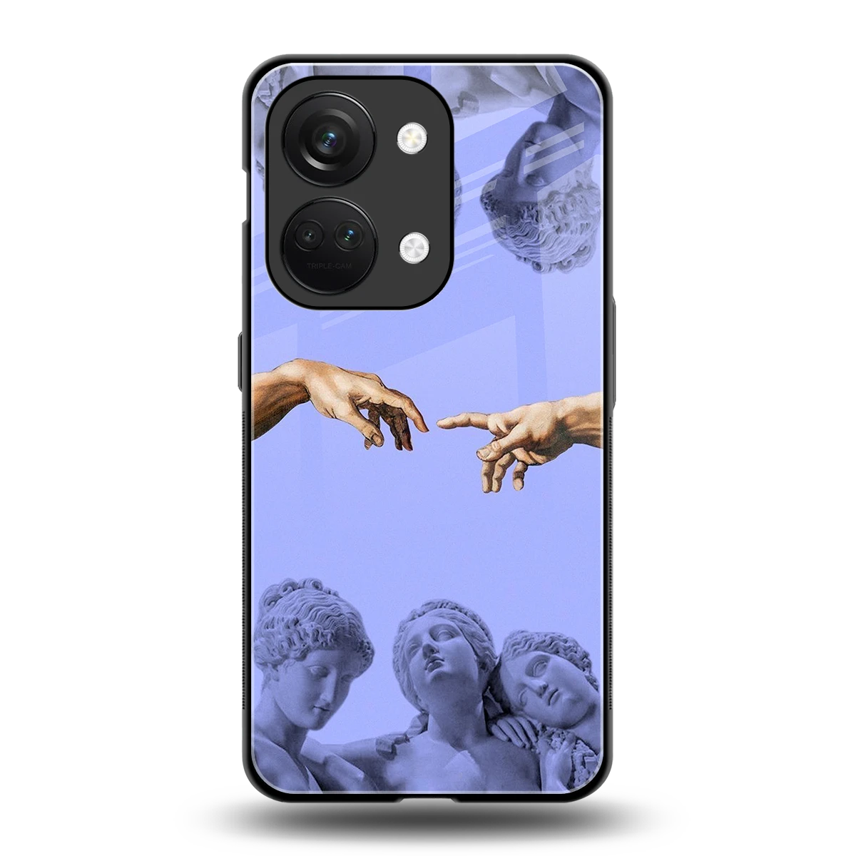 Sculpted Elegance back phone cover | glass case for oneplus nord 3