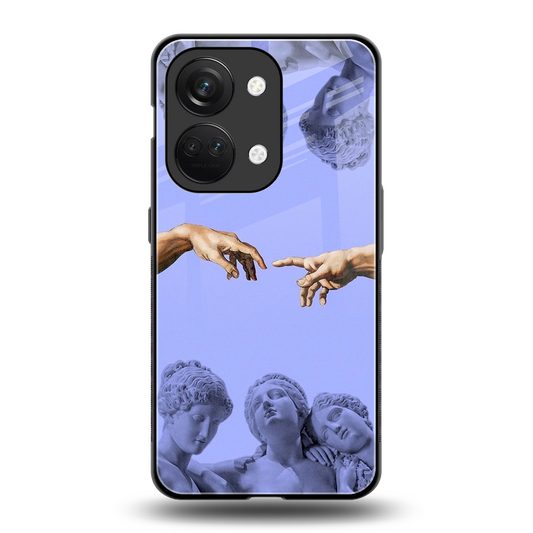 Sculpted Elegance back phone cover | glass case for oneplus nord 3