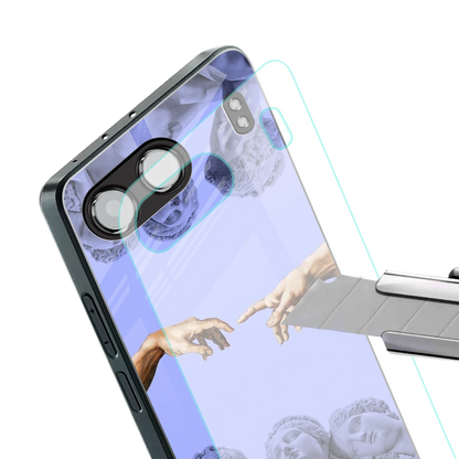 Sculpted Elegance stylish phone case for oneplus nord 4 | glossy glass and slim fit