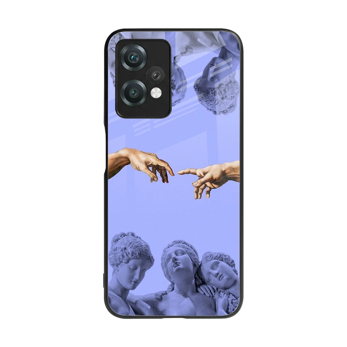 Sculpted Elegance back phone cover | glass case for oneplus nord ce 2 lite