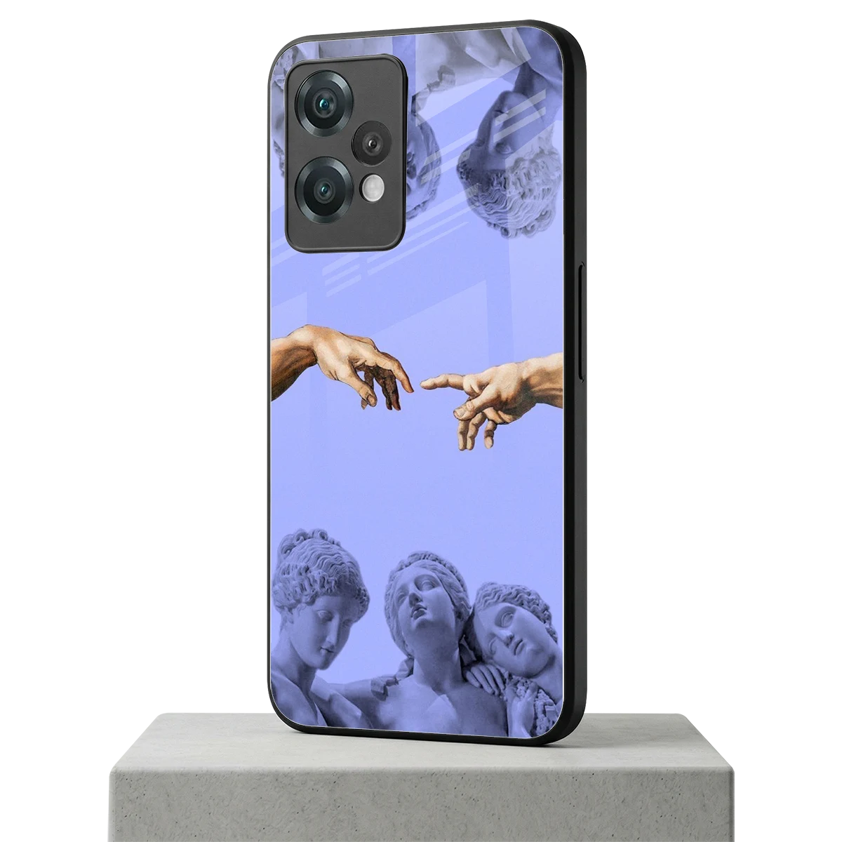 Sculpted Elegance oneplus nord ce 2 lite mobile cover | shockproof glass phone case