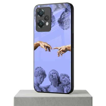 Sculpted Elegance oneplus nord ce 2 lite mobile cover | shockproof glass phone case