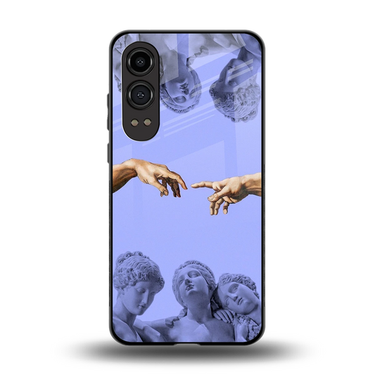 Sculpted Elegance back phone cover | glass case for oneplus nord ce 4 lite