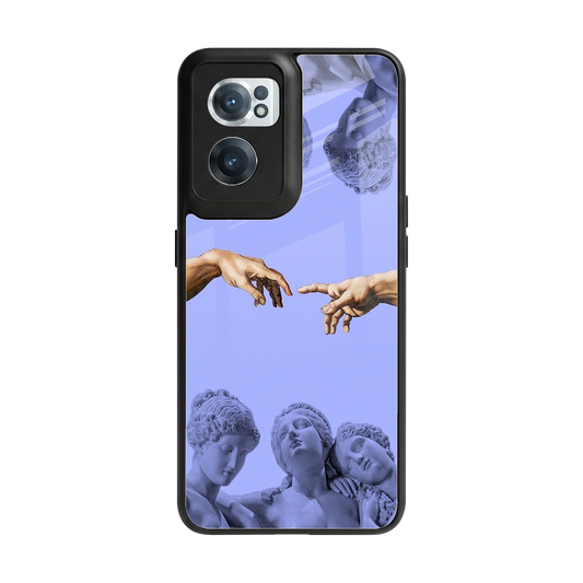Sculpted Elegance back phone cover | glass case for oneplus nord ce 2