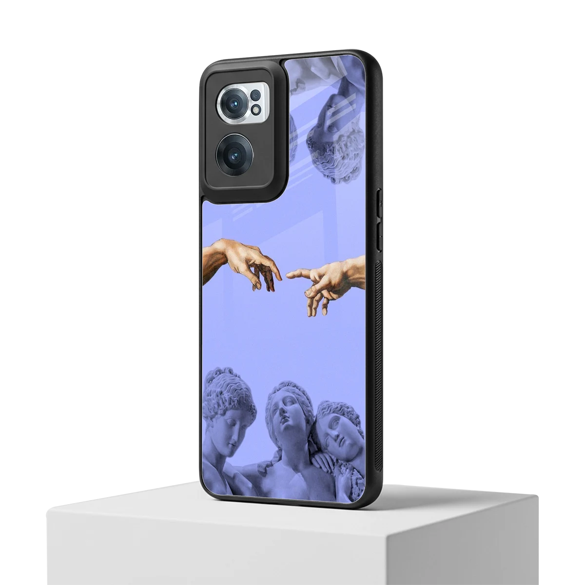 Sculpted Elegance oneplus nord ce 2 mobile cover | shockproof glass phone case