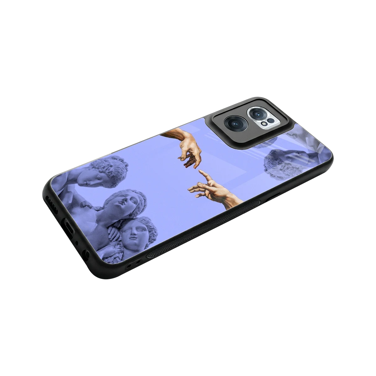 Sculpted Elegance stylish phone case for oneplus nord ce 2 | glossy glass and slim fit