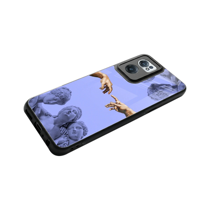 Sculpted Elegance stylish phone case for oneplus nord ce 2 | glossy glass and slim fit