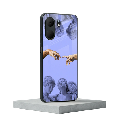 Sculpted Elegance oppo a5x 5g mobile cover | shockproof glass phone case