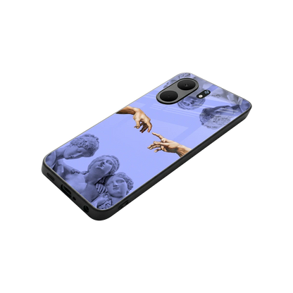 Sculpted Elegance stylish phone case for oppo a5x 5g | glossy glass and slim fit