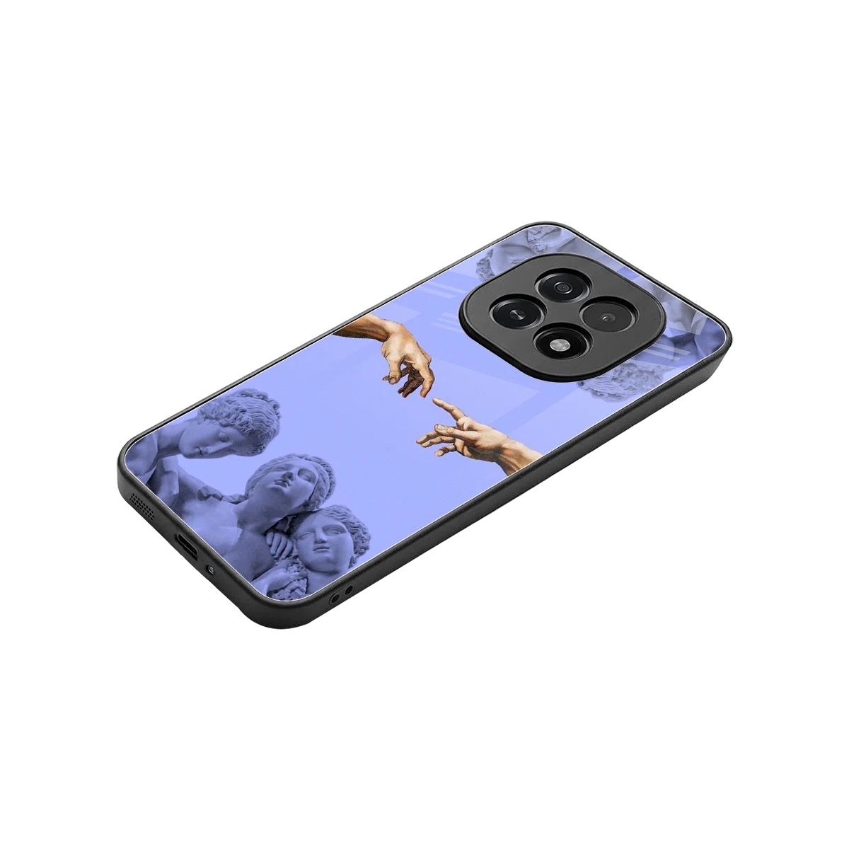 Sculpted Elegance stylish phone case for oppo f29 5g | glossy glass and slim fit