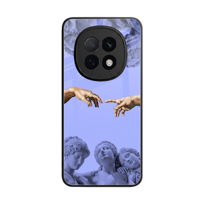Sculpted Elegance back phone cover | glass case for oppo f29 pro 5g