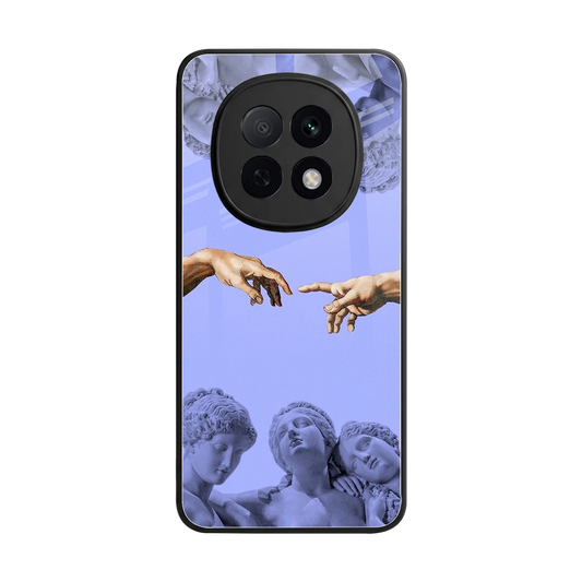 Sculpted Elegance back phone cover | glass case for oppo f29 pro 5g