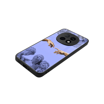 Sculpted Elegance stylish phone case for oppo f29 pro 5g | glossy glass and slim fit