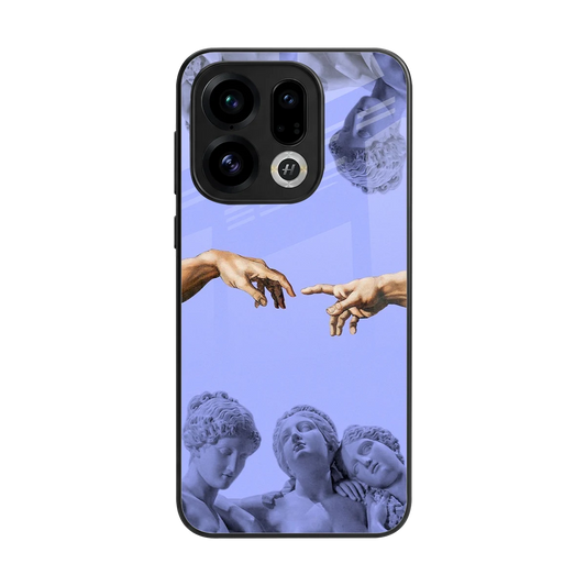 Sculpted Elegance back phone cover | glass case for oppo find x9