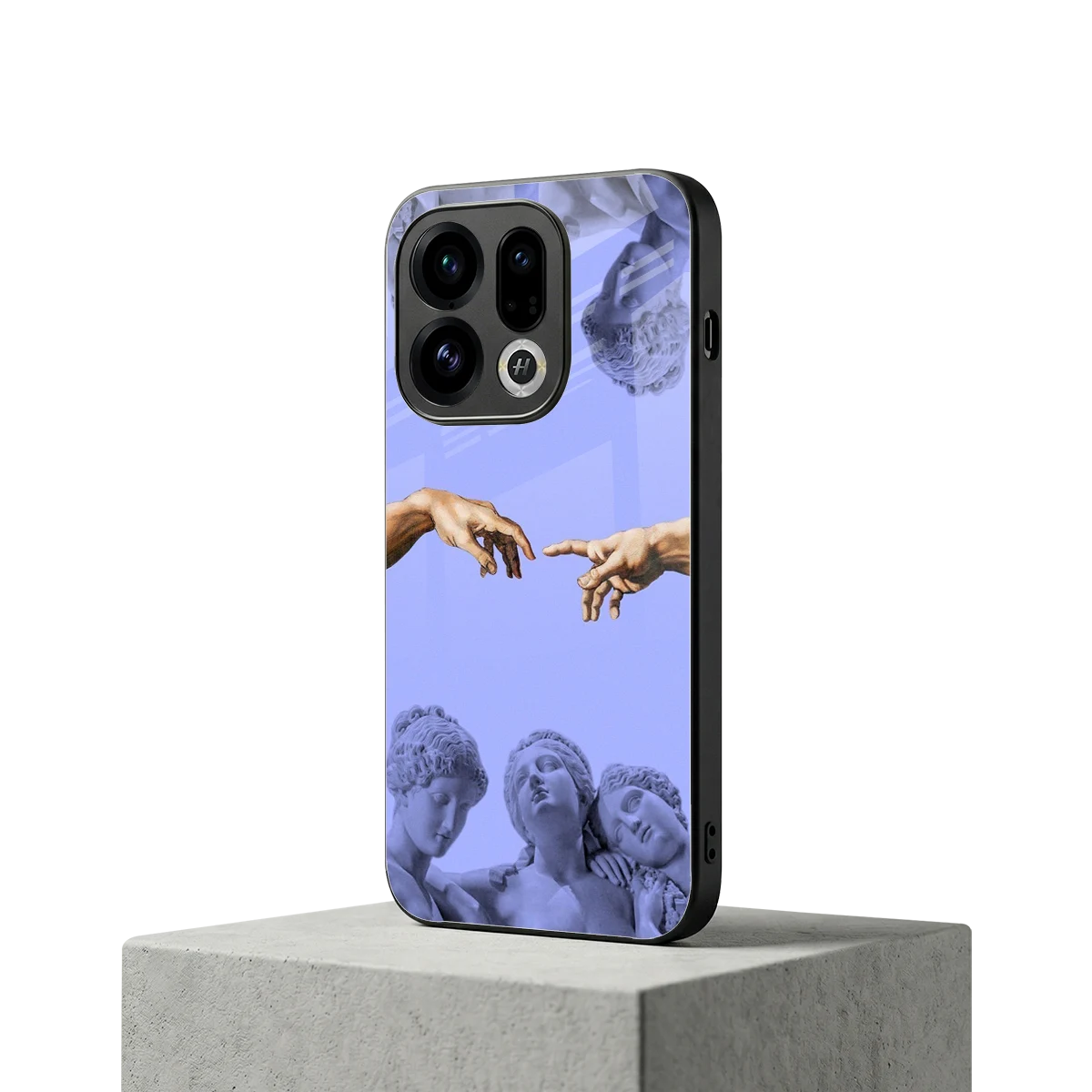 Sculpted Elegance oppo find x9 mobile cover | shockproof glass phone case