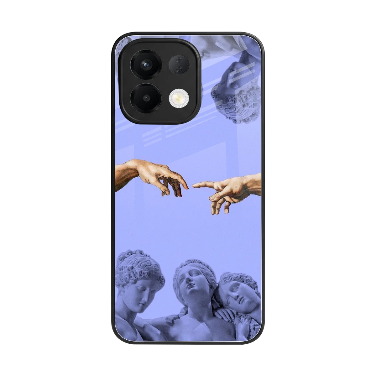 Sculpted Elegance back phone cover | glass case for oppo k13 5g