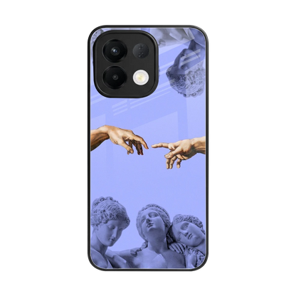 Sculpted Elegance back phone cover | glass case for oppo k13 5g