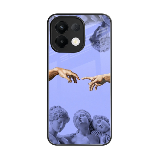 Sculpted Elegance back phone cover | glass case for oppo k13 5g