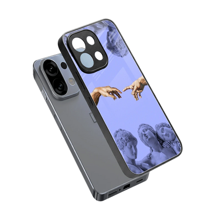 Sculpted Elegance sleek oppo k13 5g cover with tempered glass back and TPU edges