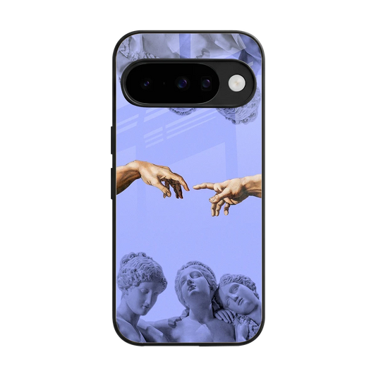 Sculpted Elegance back phone cover | glass case for google pixel 10