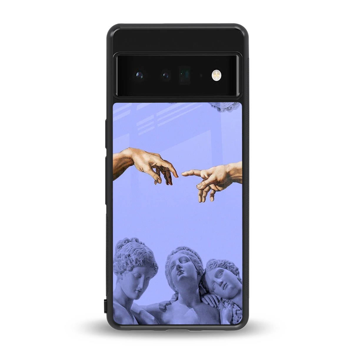 Sculpted Elegance back phone cover | glass case for google pixel 6 pro