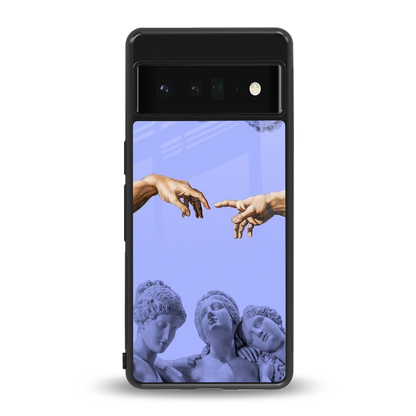 Sculpted Elegance back phone cover | glass case for google pixel 6 pro