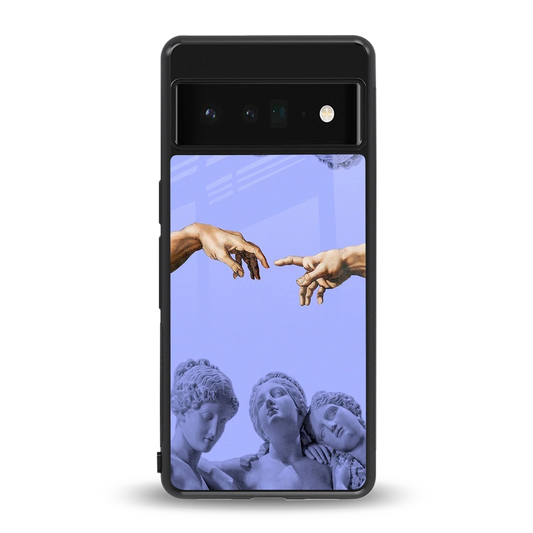 Sculpted Elegance back phone cover | glass case for google pixel 6 pro