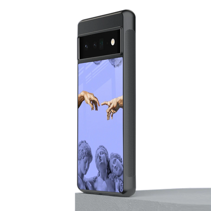 Sculpted Elegance stylish phone case for google pixel 6 pro | glossy glass and slim fit