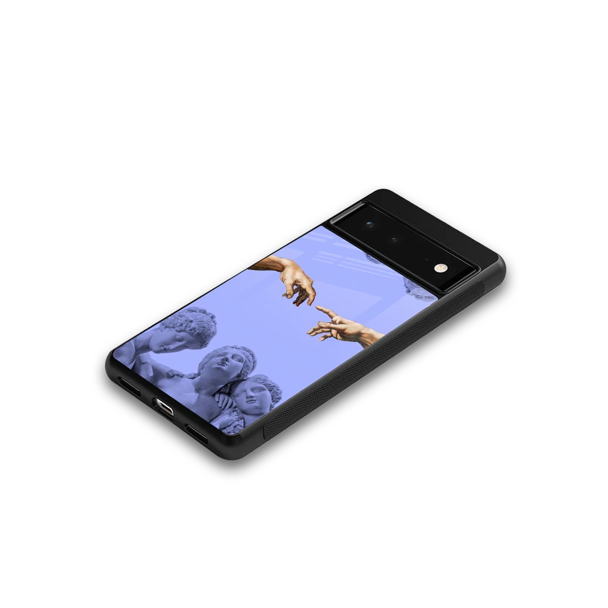 Sculpted Elegance google pixel 6 mobile cover | shockproof glass phone case