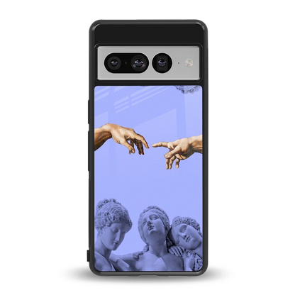 Sculpted Elegance back phone cover | glass case for google pixel 7 pro