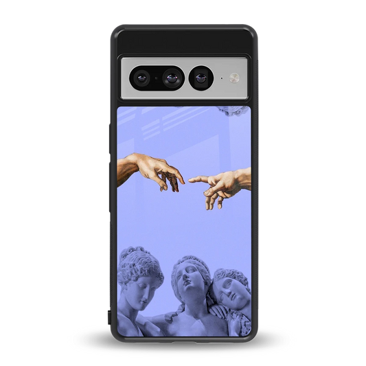 Sculpted Elegance back phone cover | glass case for google pixel 7 pro