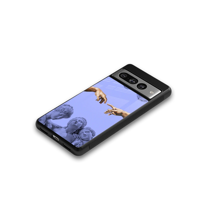 Sculpted Elegance google pixel 7 pro mobile cover | shockproof glass phone case