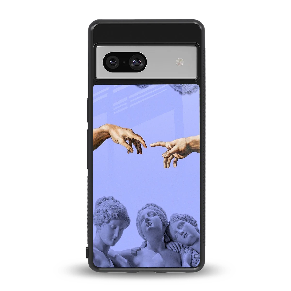 Sculpted Elegance back phone cover | glass case for google pixel 7a