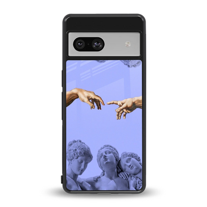 Sculpted Elegance back phone cover | glass case for google pixel 7