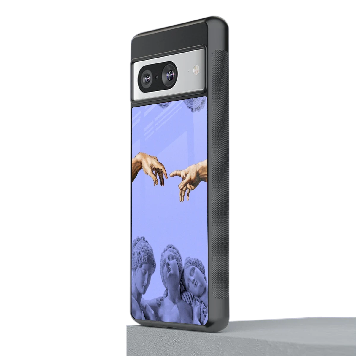 Sculpted Elegance stylish phone case for google pixel 8 | glossy glass and slim fit