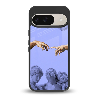 Sculpted Elegance back phone cover | glass case for google pixel 9