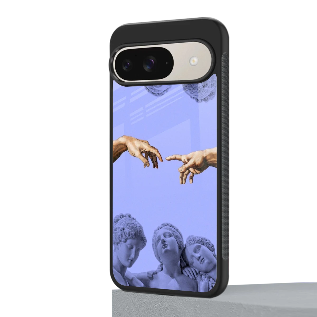 Sculpted Elegance google pixel 9 mobile cover | shockproof glass phone case