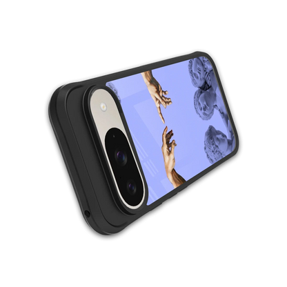 Sculpted Elegance stylish phone case for google pixel 9 | glossy glass and slim fit