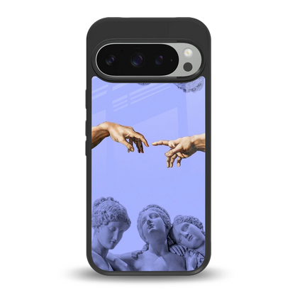 Sculpted Elegance back phone cover | glass case for google pixel 9 pro