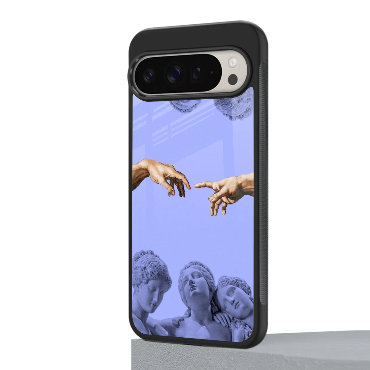 Sculpted Elegance google pixel 9 pro mobile cover | shockproof glass phone case