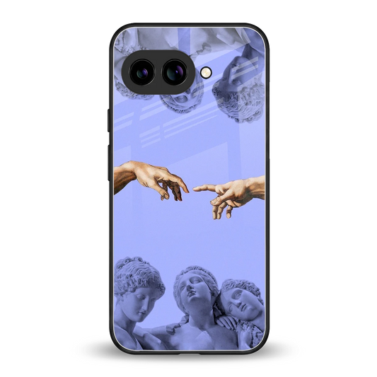 Sculpted Elegance back phone cover | glass case for google pixel 9a