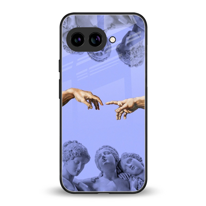 Sculpted Elegance back phone cover | glass case for google pixel 10a
