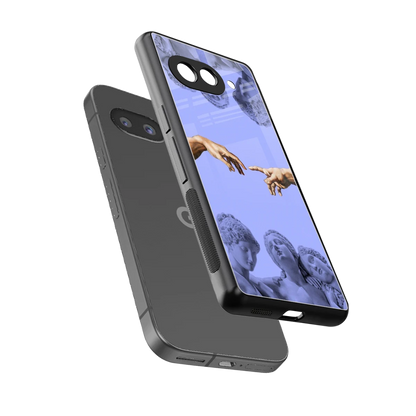 Sculpted Elegance sleek google pixel 10a cover with tempered glass back and TPU edges