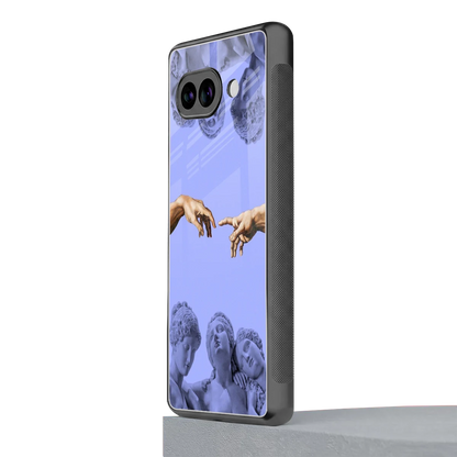 Sculpted Elegance google pixel 10a mobile cover | shockproof glass phone case