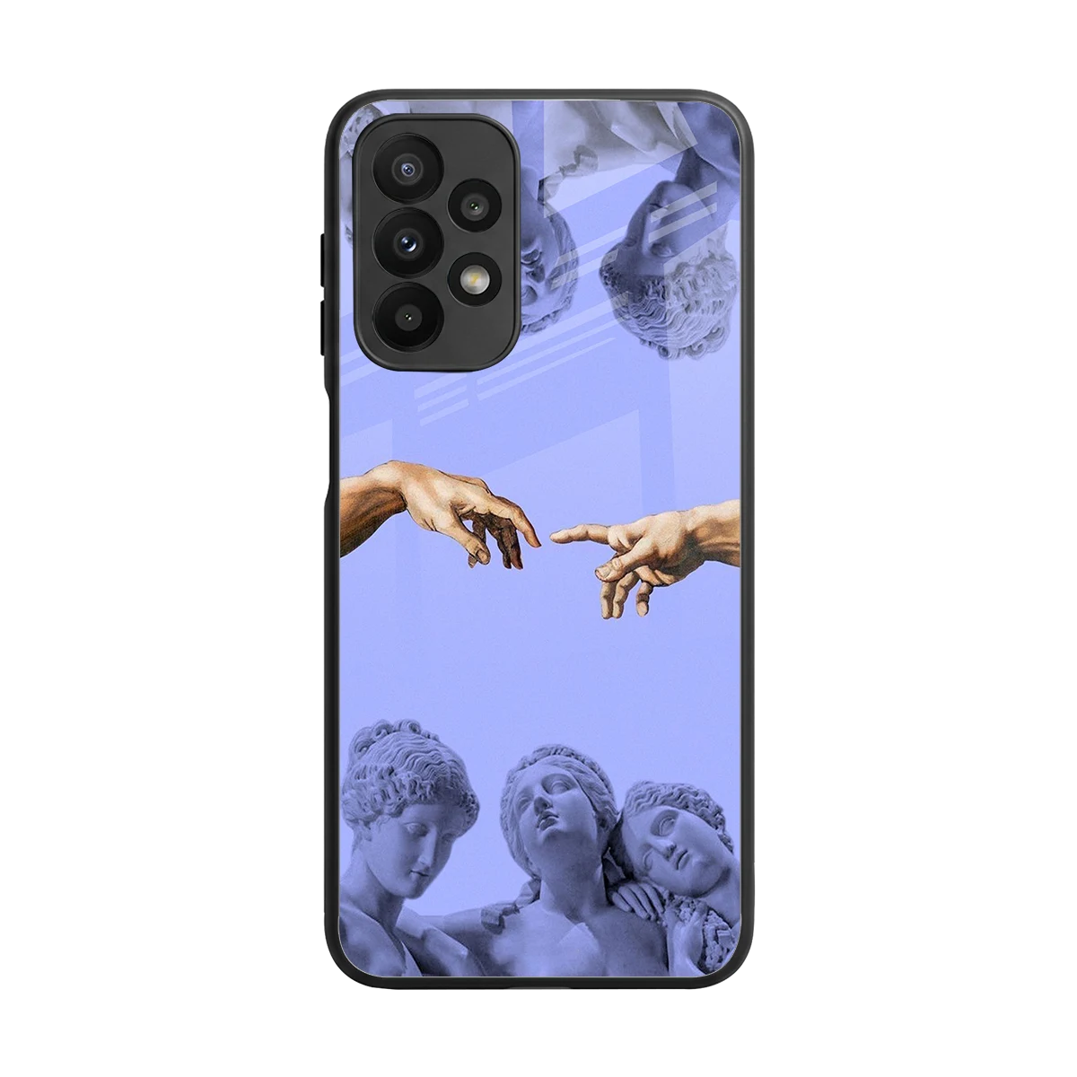 Sculpted Elegance back phone cover | glass case for samsung galaxy a23