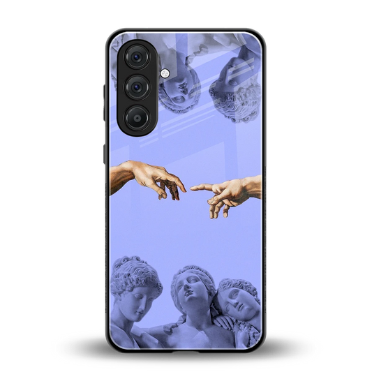 Sculpted Elegance back phone cover | glass case for samsung galaxy m35 5g