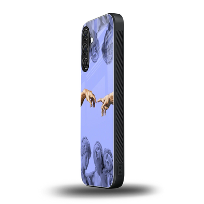 Sculpted Elegance samsung galaxy a37 5g mobile cover | shockproof glass phone case