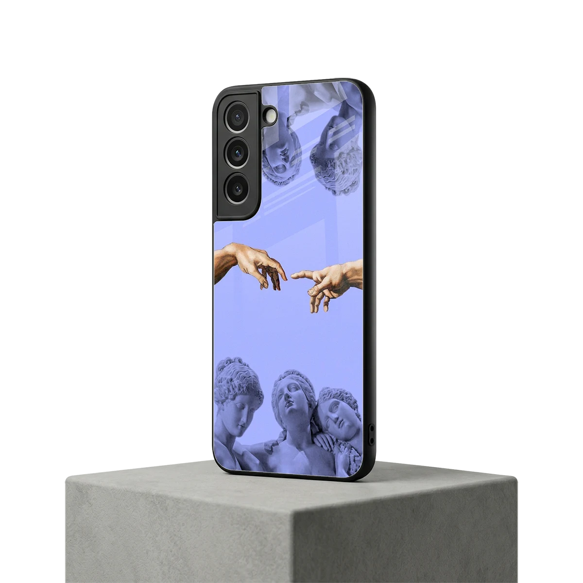 Sculpted Elegance samsung galaxy s22 mobile cover | shockproof glass phone case